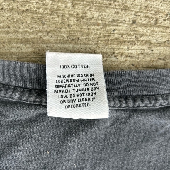 VTG 90s Wildlife Wolf Graphic Print T-shirt Men’s XL Gray Black Single Stitch - Picture 14 of 14